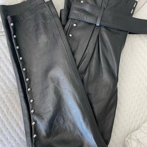 Camila Coelho Candy Leather Pants